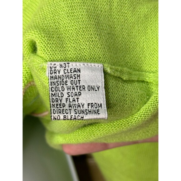 Jack B. Quick Summertime Theme Embroidered Beaded Cardigan Sweater XL - Picture 6 of 7